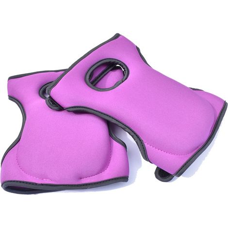 1 Paire Genouillères Confortables Genouillères Antidérapantes Protection Genoux Épaissies, Idéal Comme Genouillères pour Travail, Genouillère Sport, Genouillère Jardin,violet (1/3)