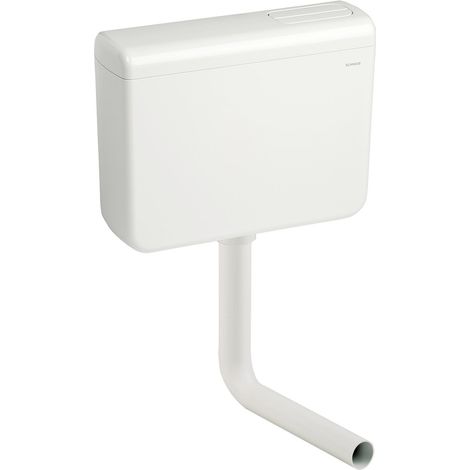 Cassetta di risciacquo esterna scarico wc zaino Iris Duo due scarichi tasti bagno (1/9)