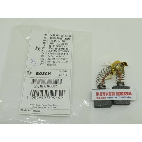 Original-Ersatzteil BOSCH 2610018332  Kohlebürstensatz für GTS 10 J und GTS 10 XC