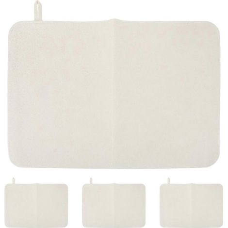Tapis de sauna épais en feutre blanc, coussin compatible avec la maison, lot de 4, isolation thermique (1/5)