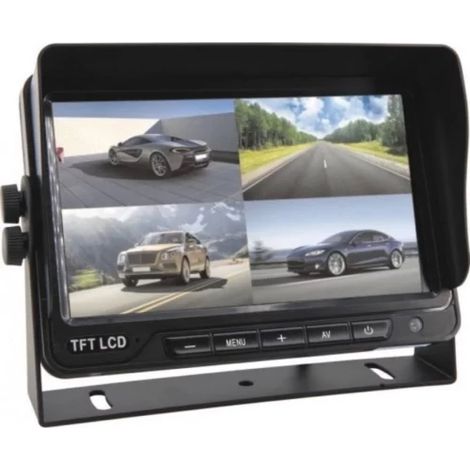 Ecran 10' fractionné 12/24v 4 entrées vidéos + sortie audio SODIFLASH - 74510 (1/3)
