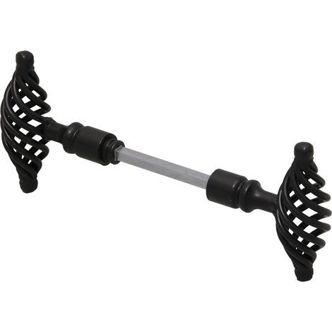 Bouton double cléry - Décor : Epoxy noir - BOUVET