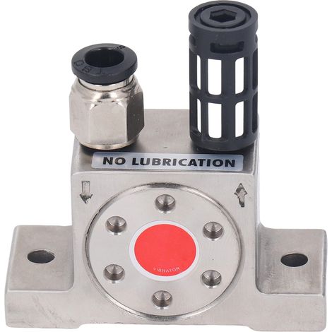 Vibrateur à turbine pneumatique en acier inoxydable 304, filetage d'entrée et de sortie G1/8", oscillateur à air comprimé (1/5)