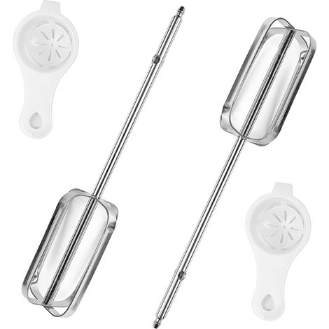 2 Pcs Hand Beater Replacement Parts for Electric Egg Beater Mixer Accessories for Mixing Milk Flour (1/5)