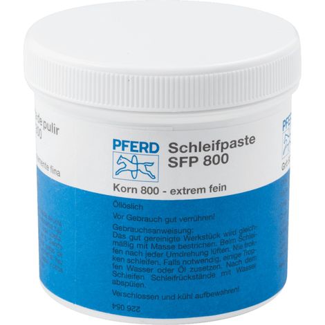 PFERD TOOLS Schleifpaste SFP 250g Körnung SIC 800 250g zum Fein-und Einschleifen von Ventilen und Lagern