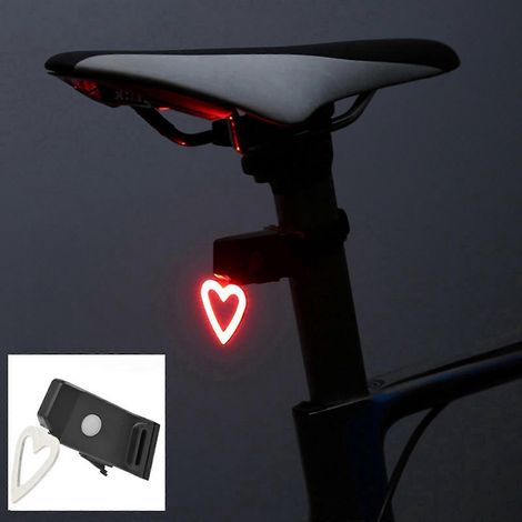 Superhelle LED-Fahrradlampe, Vorder- und Rücklicht für Rennräder, Mountainbikes und Fahrräder – Bone-Heart (1/4)