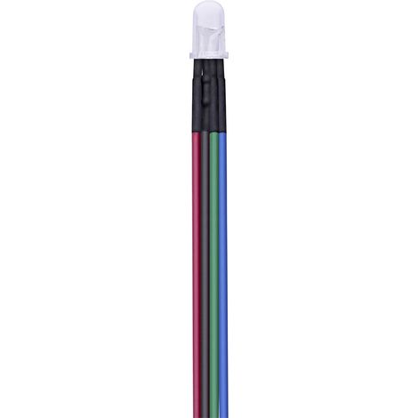 TRU COMPONENTS T1810O093 LED-Sortiment RGB Rund 3 mm 1000 mcd, 4000 mcd, 2000 mcd 30 ° 25 St.