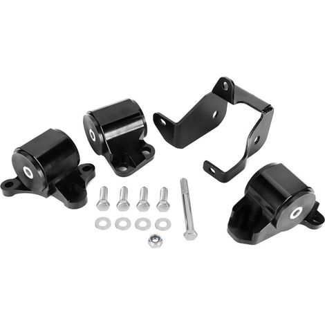 B & D Series Aluminium Engine Mount Kit Suitable for 1996-2000 Honda Civic Black (1/5)