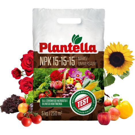 PLANTELLA NPK Mehrkomponentendünger Universaldünger Stickstoff Phosphor Kalium 5 kg