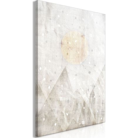 Cuadro decorativo en lienzo con impresión premium de 1 parte sobre marco de madera, motivo nevado de mayo, 20x30 cm 110014392 (1/3)
