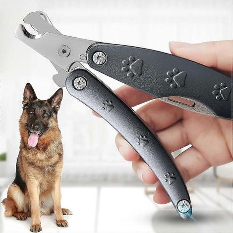 Coupe-ongles ultra-silencieux et précis pour chiens de petite, moyenne et grande race sujets à l'anxiété, avec une construction métallique robuste. (1/5)