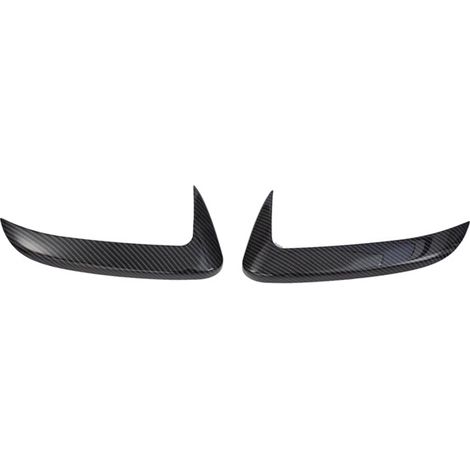 Available in 2 colors: Carbon fiber texture Material: ABS Rearview mirror protective strip decoration for car exterior accessories. (1/5)
