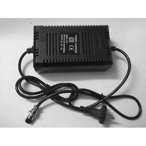 FENOPLASTICAKZQ – Chargeur de batterie 36 V 14 Ah pour scooter électrique – Charge rapide avec protection contre surcharges – Compatible batteries plomb-acide