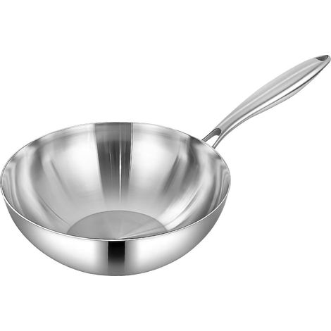 Woks à plat anti-adhésif non revêtu (1/5)