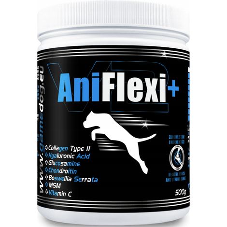 Game Dog AniFlexi V2, complément alimentaire pour chiens pour les os et les articulations, 500 g