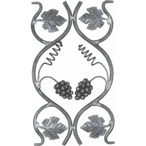 Décor raisin 500x285 - DECO FER FORGE
