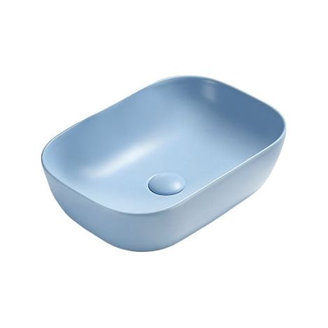 Mexen Rita lavabo sobre encimera 45 x 32 cm, azul mate - 21084549 (1/2)