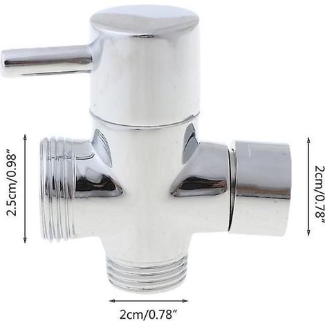 Neuer 3-Wege-T-Adapter-Wasserhahn für Umsteller, Toilette, Bidet, Duscharmatur und KLB-AquaForge-Dusche