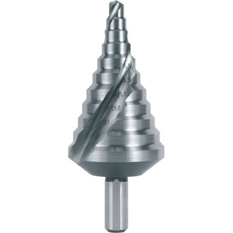 RUKO 101090 HSS Foret étagé Longueur totale 96 mm tige à 3 surfaces 1 pc(s) (1/5)