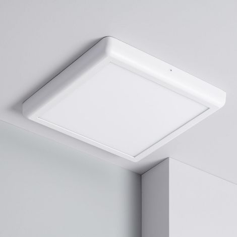 Plafón LED 24W Cuadrado Metal 300x300 mm Design White 4000K Blanco Neutro (1/5)