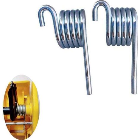 Lot de 2 ressorts de rechange pour serpillière commerciale, essoreur latéral, ressorts de torsion pour combinés sur roues, accessoires de nettoyage des sols professionnels (1/4)