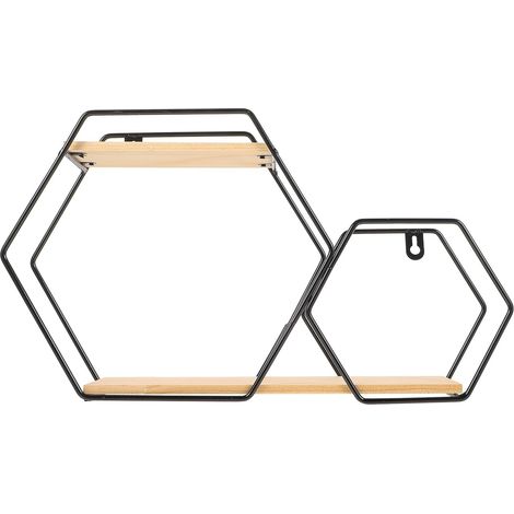 Étagère murale hexagonale flottante Healeved et (1/5)
