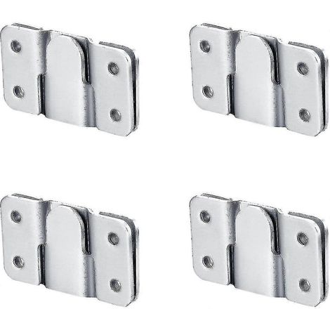 Supports encastrés, supports de fixation murale pour tête de lit, crochets en Z emboîtables pour meubles, cadres et miroirs. (1/4)