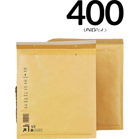 Sobres de burbujas, protección duradera, material ecológico, 400 unidades - 5-E (240 x 275 mm) (1/2)