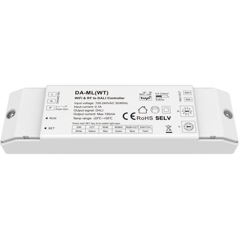 Controller WiFi + RF a DALI DA-ML(WT) (1/3)