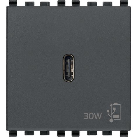 Alimentatore Usb C Pd 30W Grigio VIMAR 20298