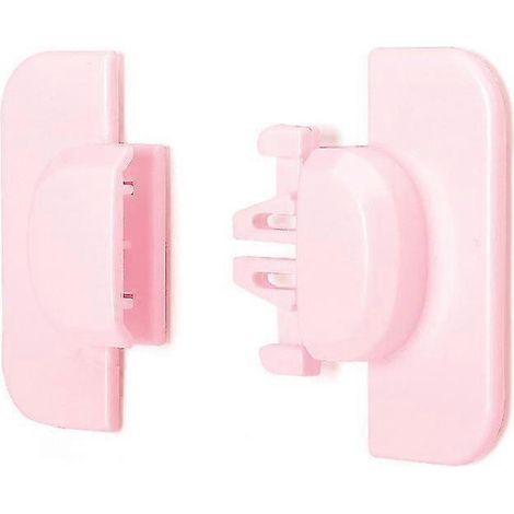 Verrou de sécurité multi-usages pour porte de réfrigérateur/armoire Yaju (3 pièces, rose) (1/5)