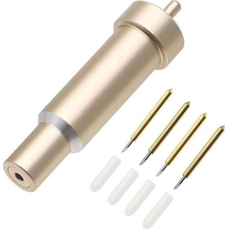 ALLIANDIS 4er-Pack Premium-Ersatzklingen mit Etui, kompatibel mit Cricut Maker, Maker 3, Air 3, Air 2, Explore 3 (Gold)
