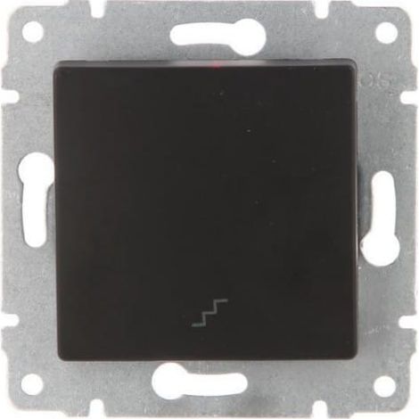 Interruttore per scale Vena con chiave senza cornice 16AX250V nero opaco 510916