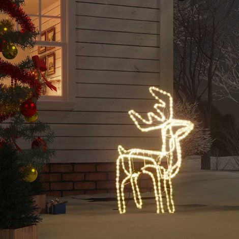 vidaXL LED-Silhouette Rentier Warmweiß 76x42x87 cm (1/5)