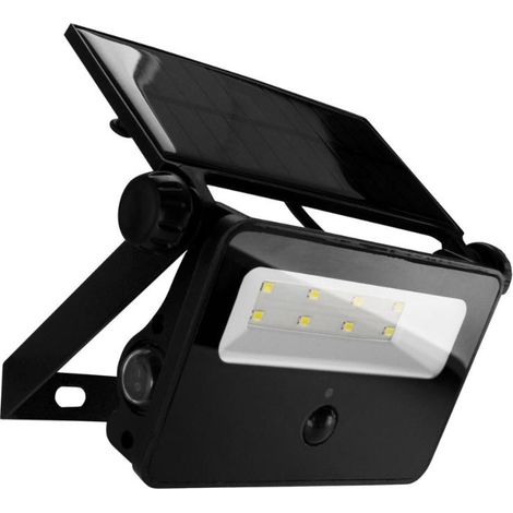 Projecteur Solaire LED 2W avec détecteur de mouvement - Blanc Froid 6000K - 8000K - SILAMP (1/4)