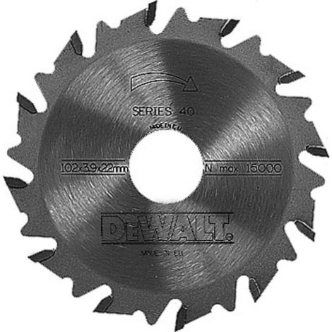 DeWALT - Nutfräser HM, 105x22 mm, 12 Zähne DT1306