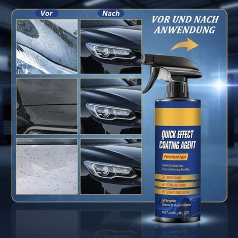 Spray Revêtement Céramique - 3 En 1 Protection Longue Durée Pour Peinture Automobile - Usage Extérieur - 500 Ml (1/5)