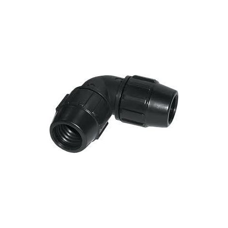 Codo De Polietileno De 32 mm para tuberias de polietileno