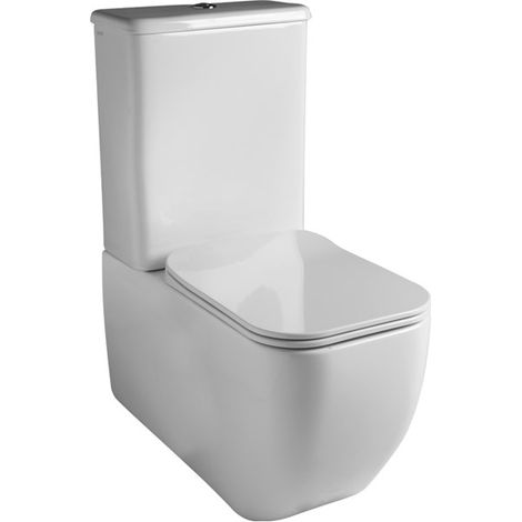 Water/bidet Brio monoblocco filomuro senza brida cm. 69x36 bianco