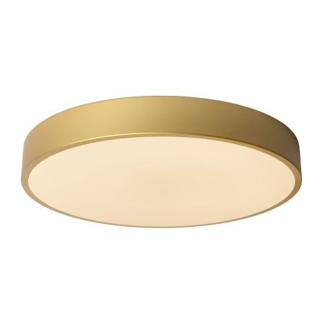 Plafoniera LED Lucide UNAR 40cm 24W oro rotonda dimmerabile