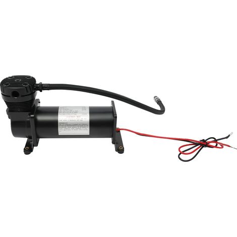 Compresor de aire, bomba de aire de suspensión, 200 PSI, diseño portátil, negro. (1/2)