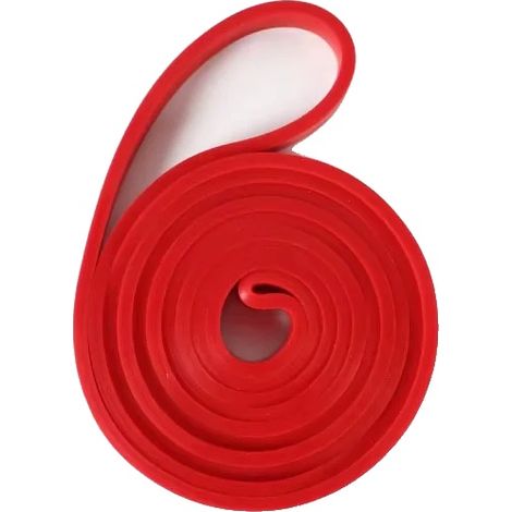 Conjunto de bandas de resistencia, diseño antirotura, versátil para entrenamiento de fuerza, color rojo. (1/2)