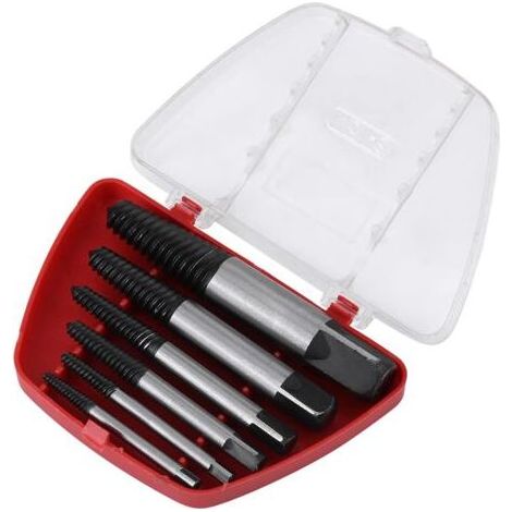 6pcs Extracteurs de Vis Cassée en Acier, Goujons, Boulons Cassés Endommagés 4mm-22mm (1/5)