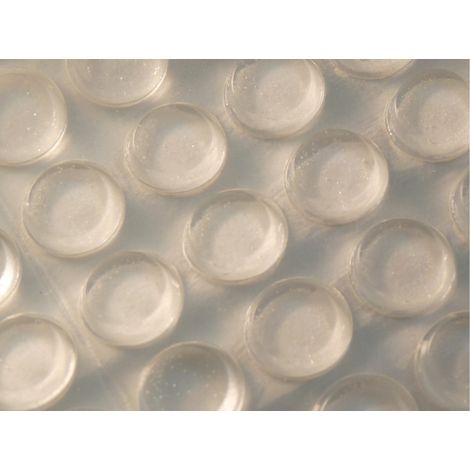 Butée autocollante sur plaquette diamètre 10mm épaisseur 3mm translucide - CIVIC INDUSTRIE – 09611022 (1/2)