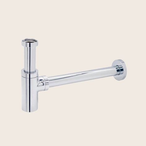 Exagonshop Sifone lavabo telescopico tondo Cromato