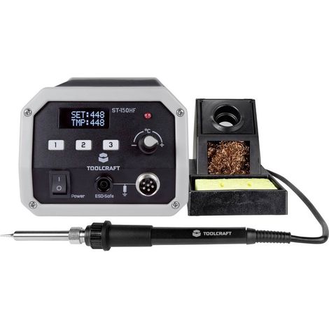 TOOLCRAFT ST-150 HF Stazione saldante ad alta frequenza digitale 150 W 50 - 480 °C incl. Punta di saldatura (1/5)