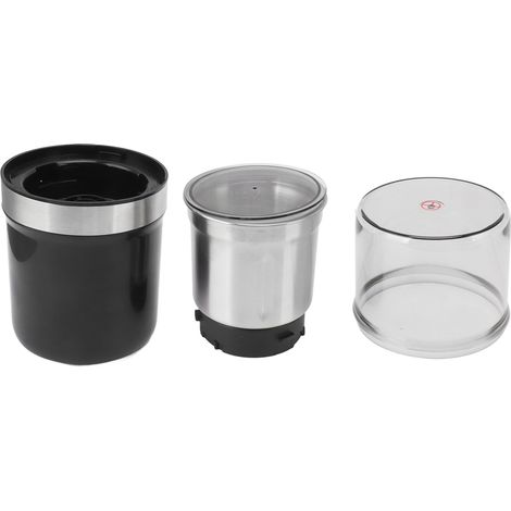 Petit moulin à café électrique portable de 100 g avec lames en acier inoxydable, idéal pour la maison, les épices, les noix et les céréales. Prise UE 220 V. (1/5)