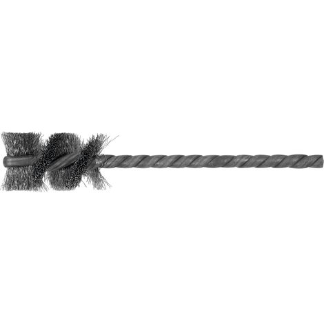 Spazzola a getto D.16mm con asta da 3,8mm di spessore del filo, spessore del filo 0,12mm, lunghezza 25mm (1/2)