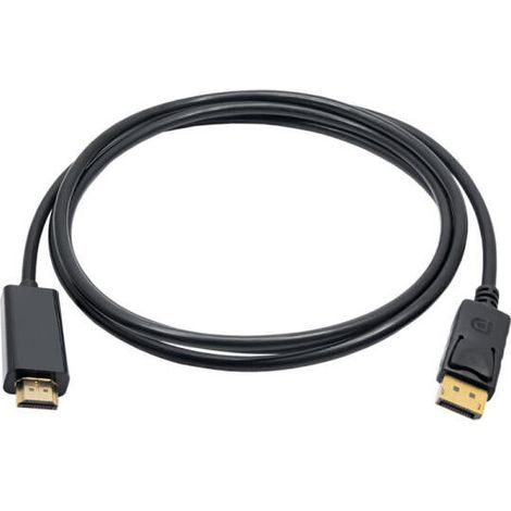 Cable Akyga AK-AV-05 DisplayPort HDMI 2.0 para monitor de PC 4K Audio Video 1.8m (1/2)