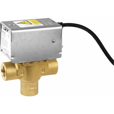 Vanne de zone motorisée 3 voies DN25 avec c/aux. Inverseur - HONEYWELL HOME : V4044F1034/U